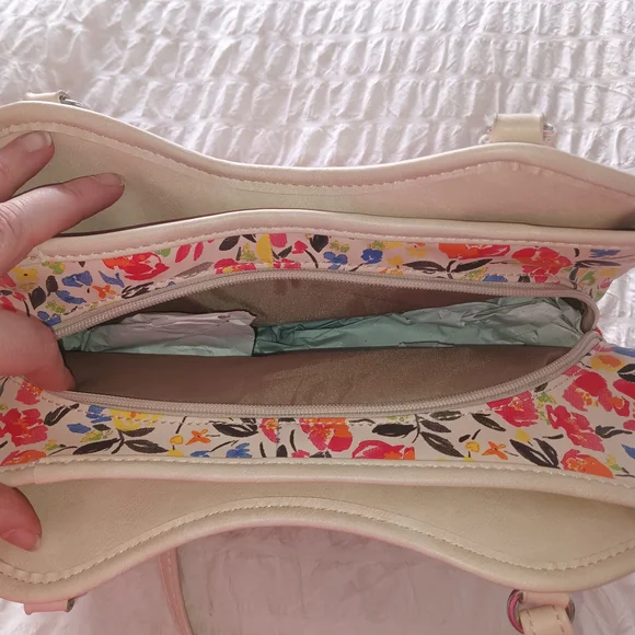 Multicolor Floral Women's Shoulder Bag - Picture 4 of 14